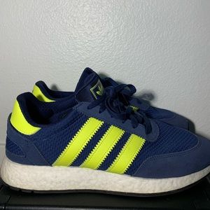 Blue&Yellow Adidas Running Shoes